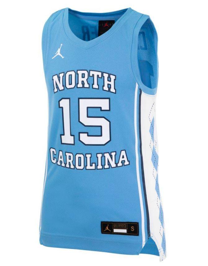 UNC North Carolina YOUTH Carter Basketball Jersey Alumni Hall